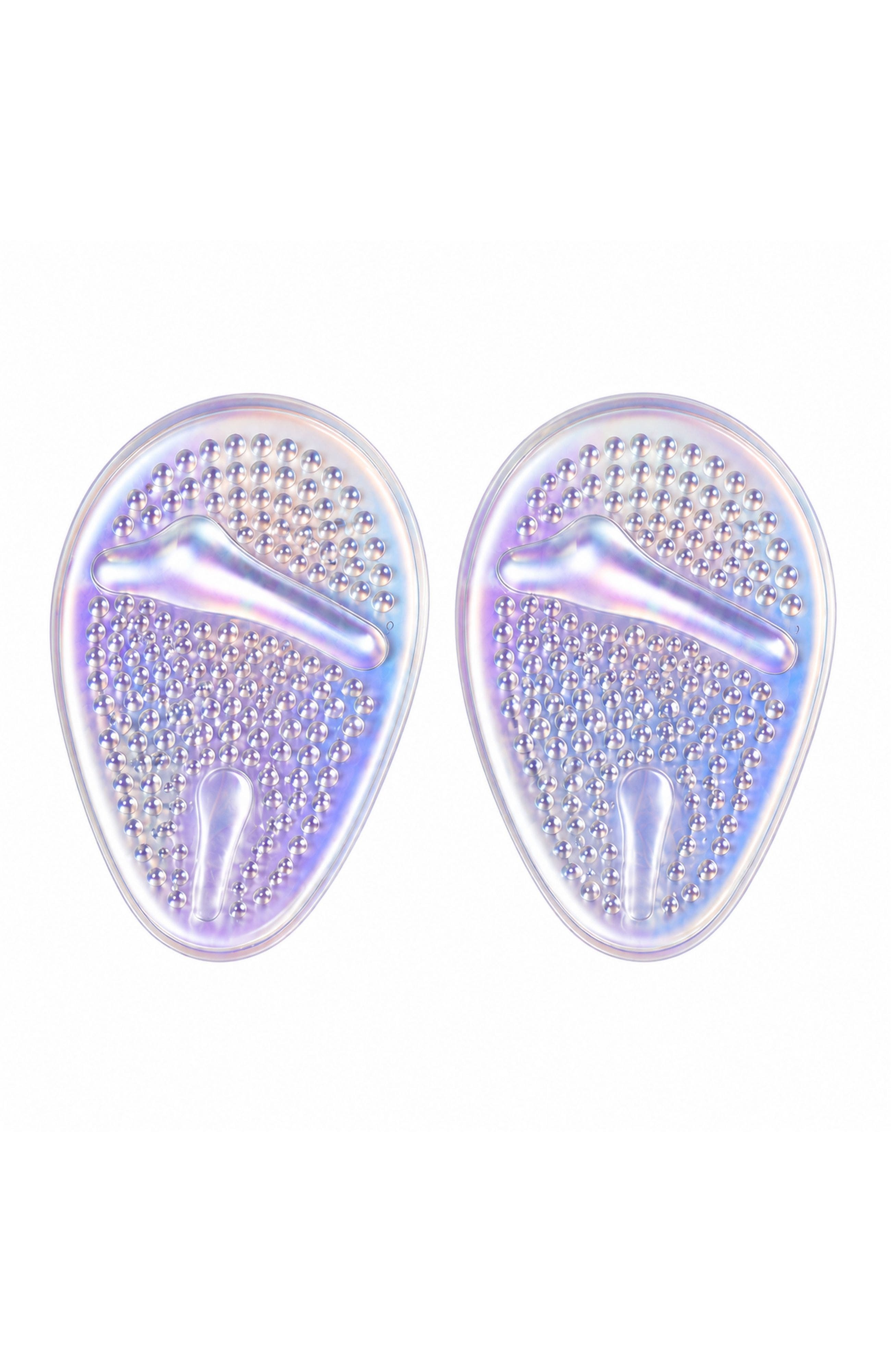 2-Pack Metatarsal Pads Ball Of Foot Cushions, Alternate, color, Clear