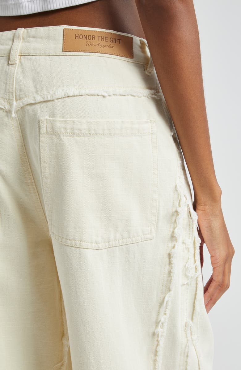 HONOR THE GIFT Herringbone Twill Wide Leg Pants, Alternate, color,