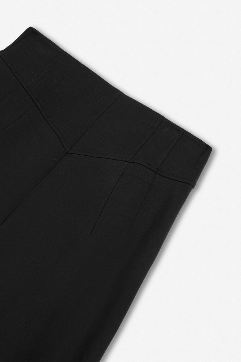 Tailored Wide Leg Trousers, Alternate, color, Black
