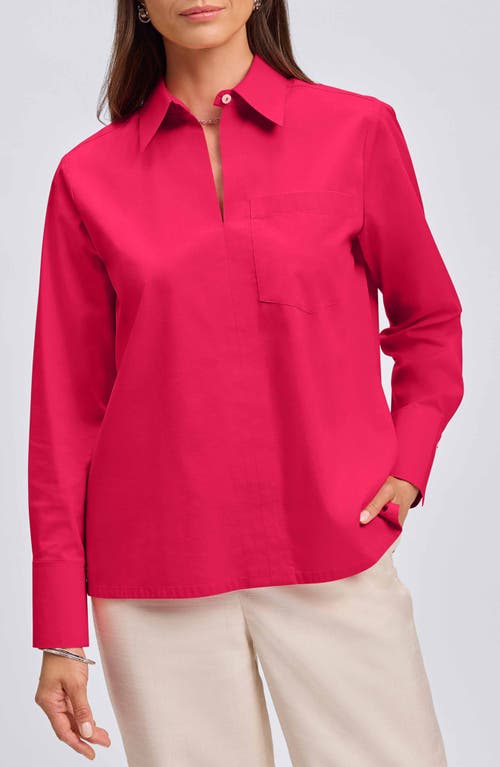 FOXCROFT FOXCROFT BELLA SOLID POPOVER TOP 