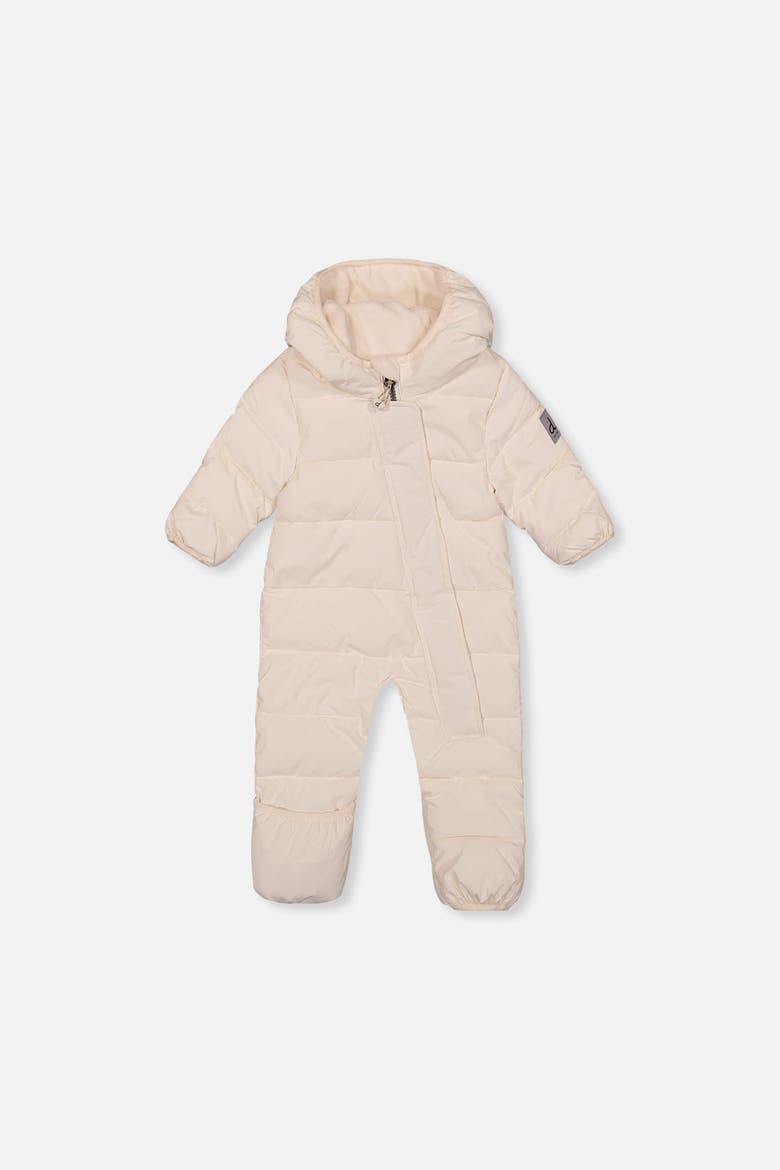 PrimaLoft Fleece-Lined One Piece Snowsuit, Main, color, Off-White