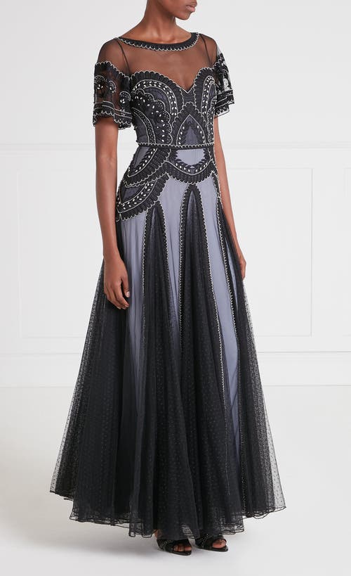 Temperley London Camille Gown In Black