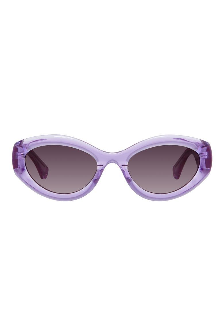 54mm Cat Eye Sunglasses, Main, color, LILAC/ PINK DS