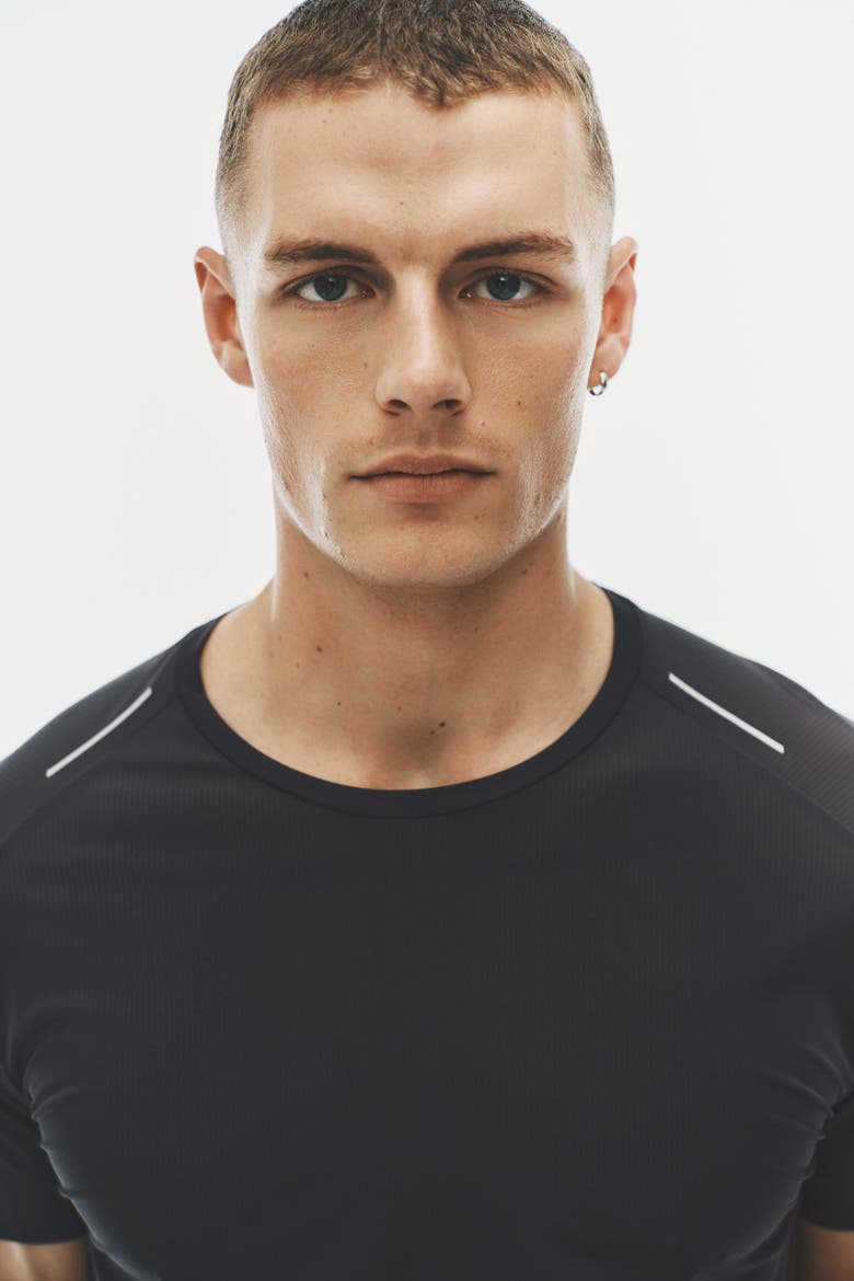 Lightweight Cooling Running T-shirt, Alternate, color, Dark gray