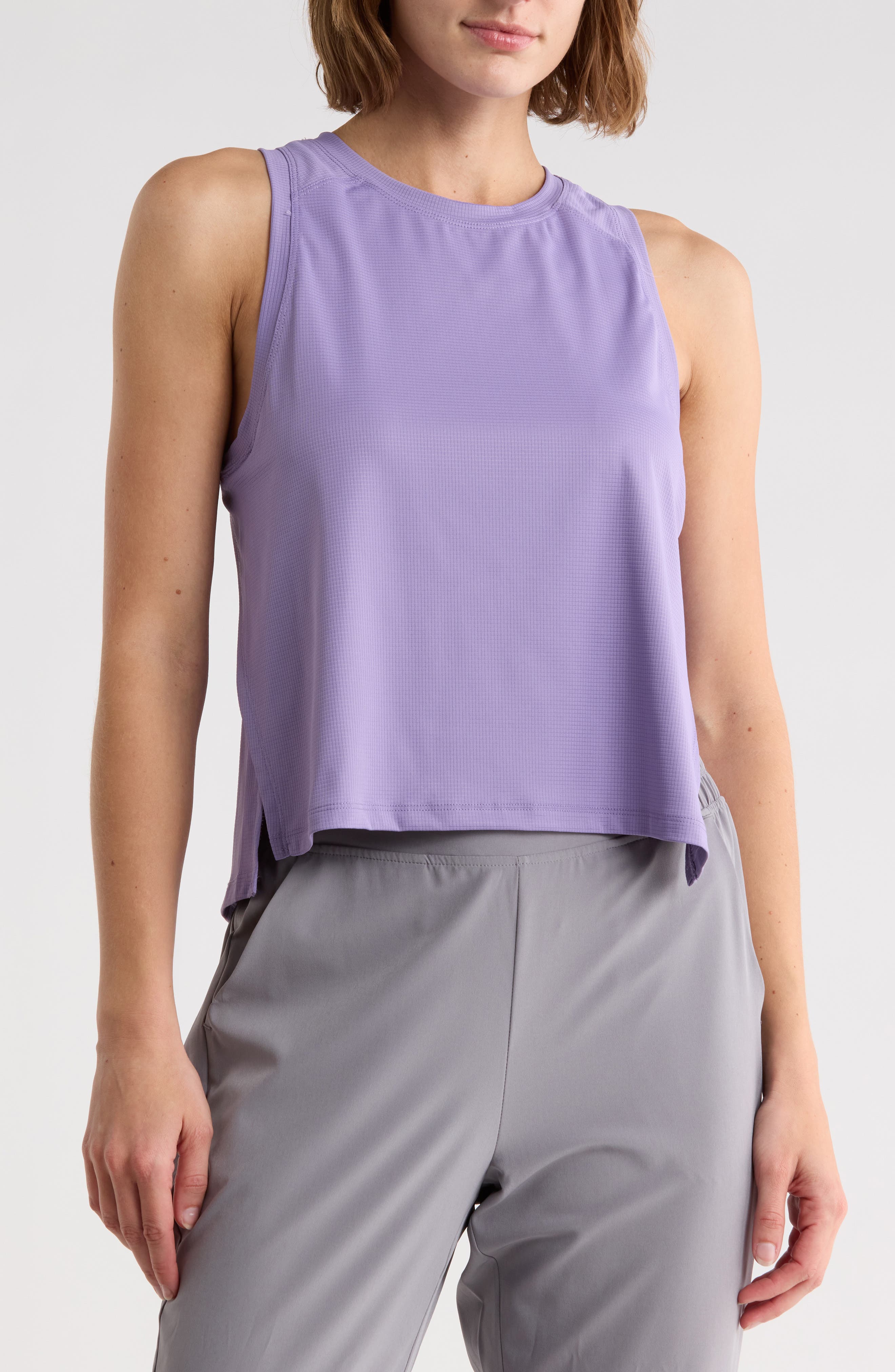 Layer 8 Side Fly Away Training Tank In Purple