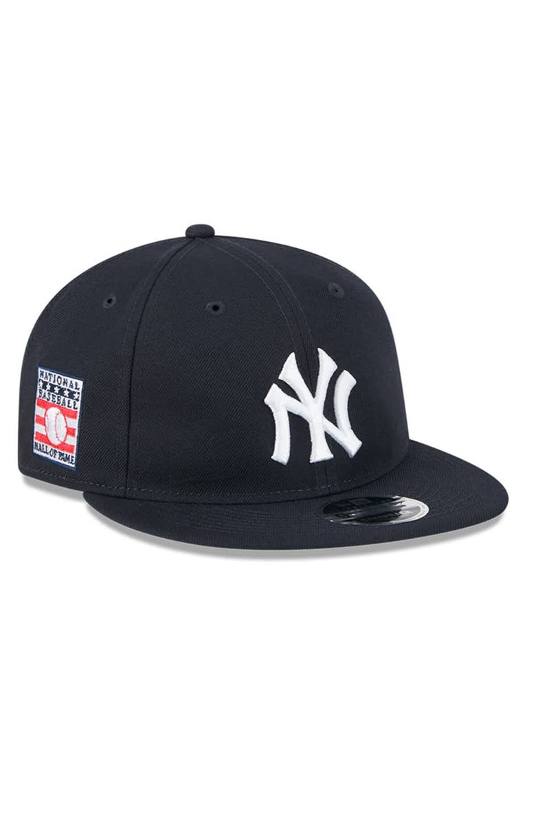 New Era Men's New Era Navy New York Yankees Baseball Hall of Fame Retro Crown 9FIFTY Adjustable Hat, Main, color, Navy