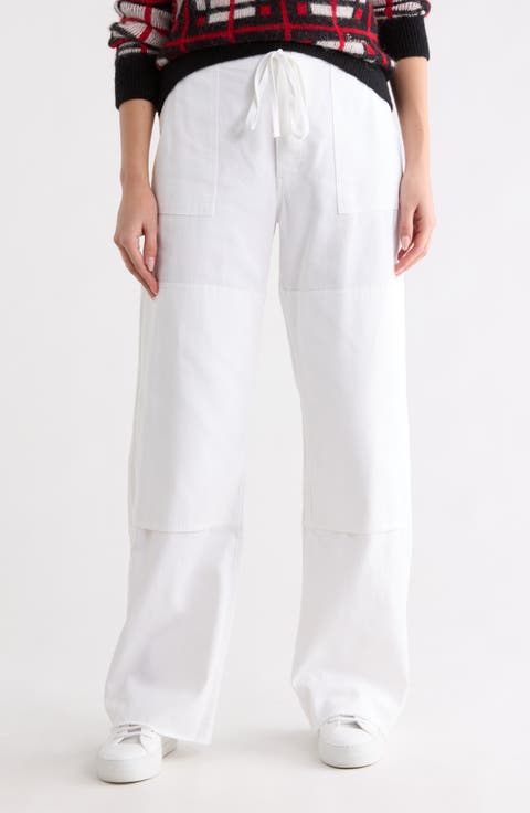 Beach Wide Leg Denim Pants
