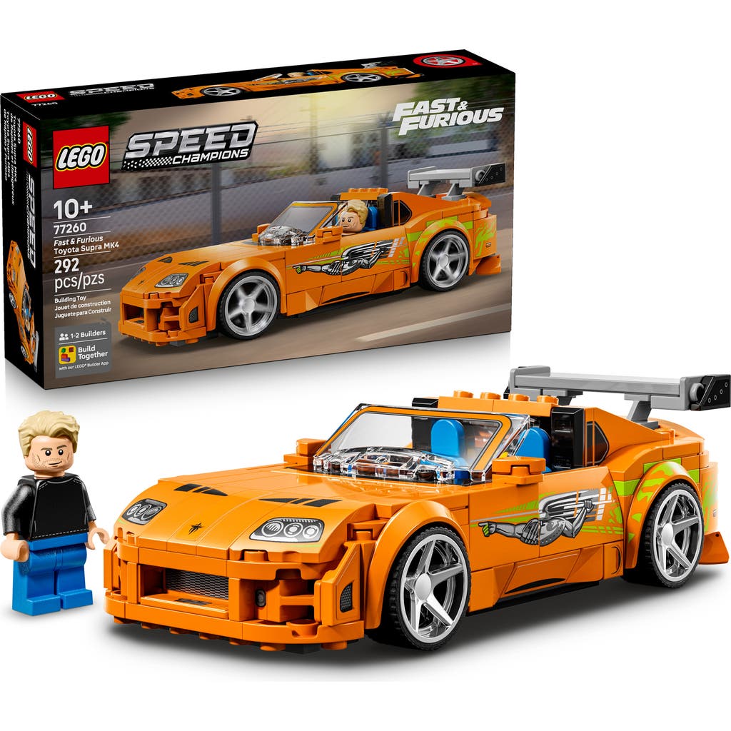 LEGO Kids' Speed Champions Fast and Furious Toyota Supra MK4 Building Set 77260 in Multi at Nordstrom