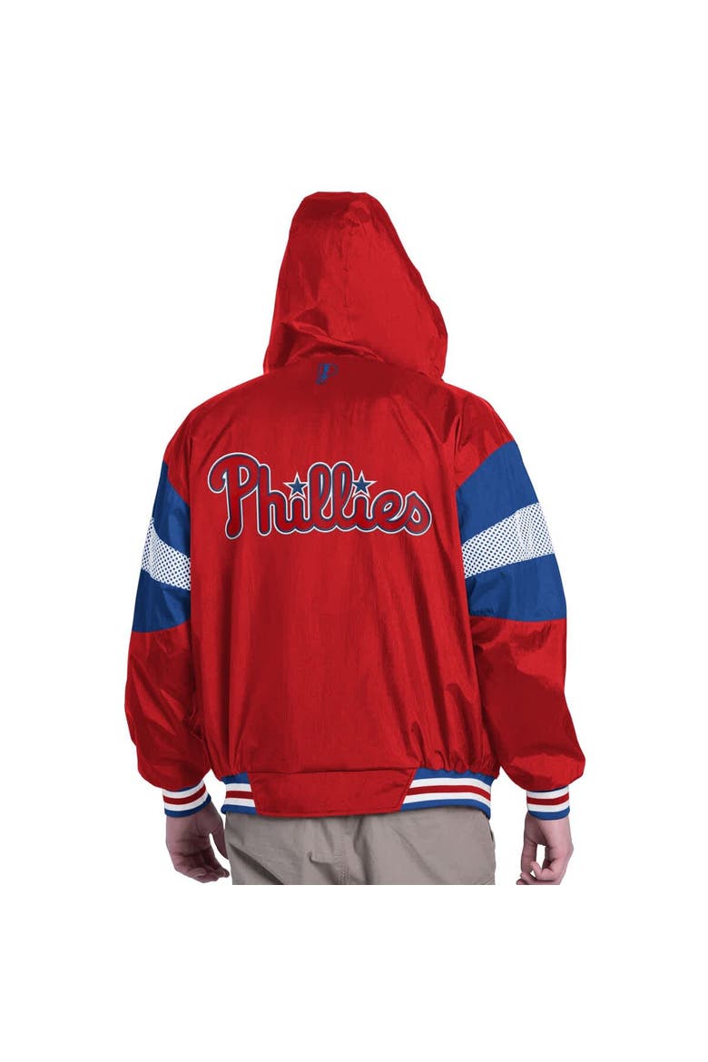 Men's Pro Player Red/Royal Philadelphia Phillies Legacy Lightweight Full-Zip Hooded Jacket, Alternate, color, Red