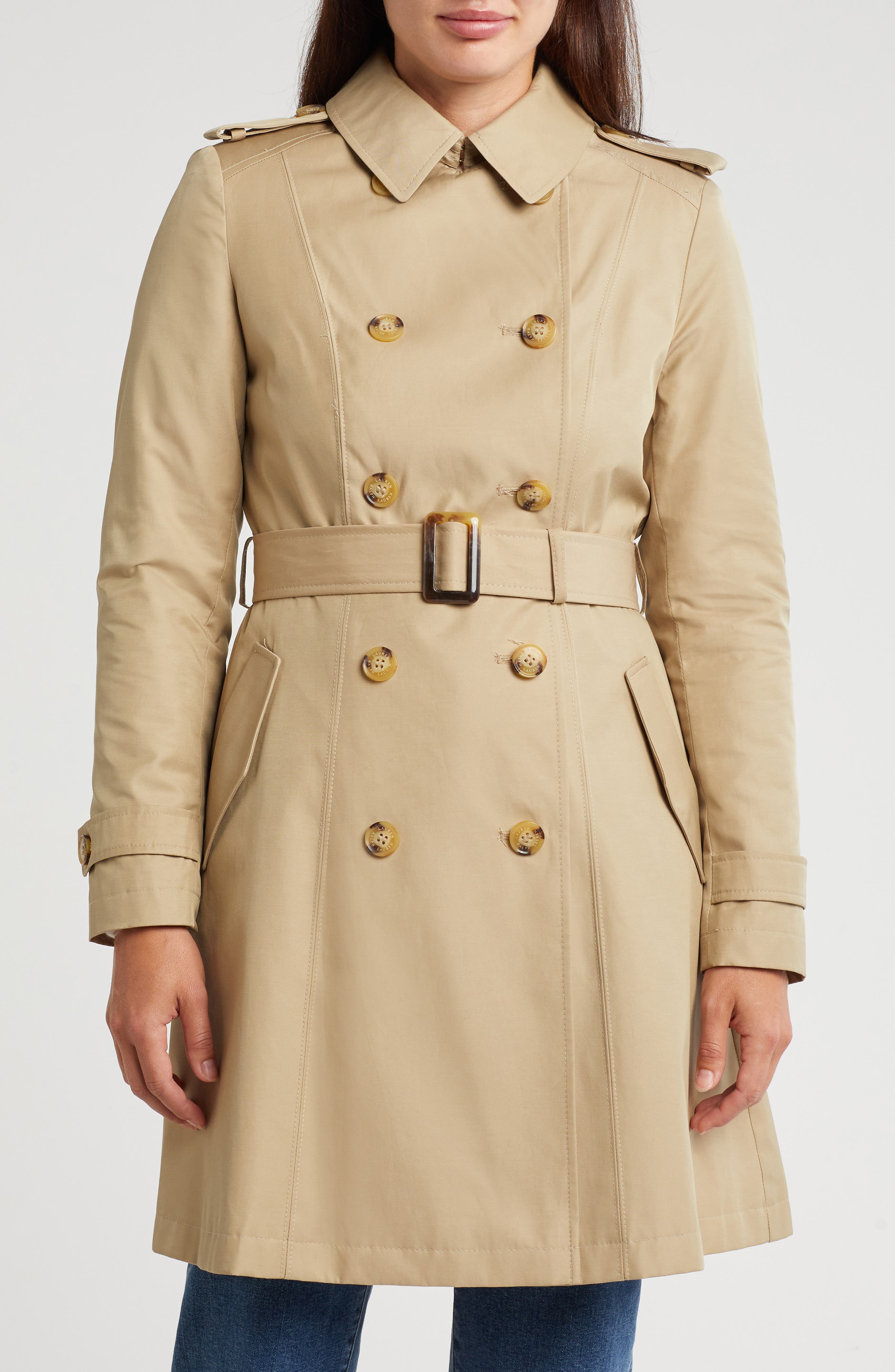 Lauren Ralph Lauren Needle Trench Coat