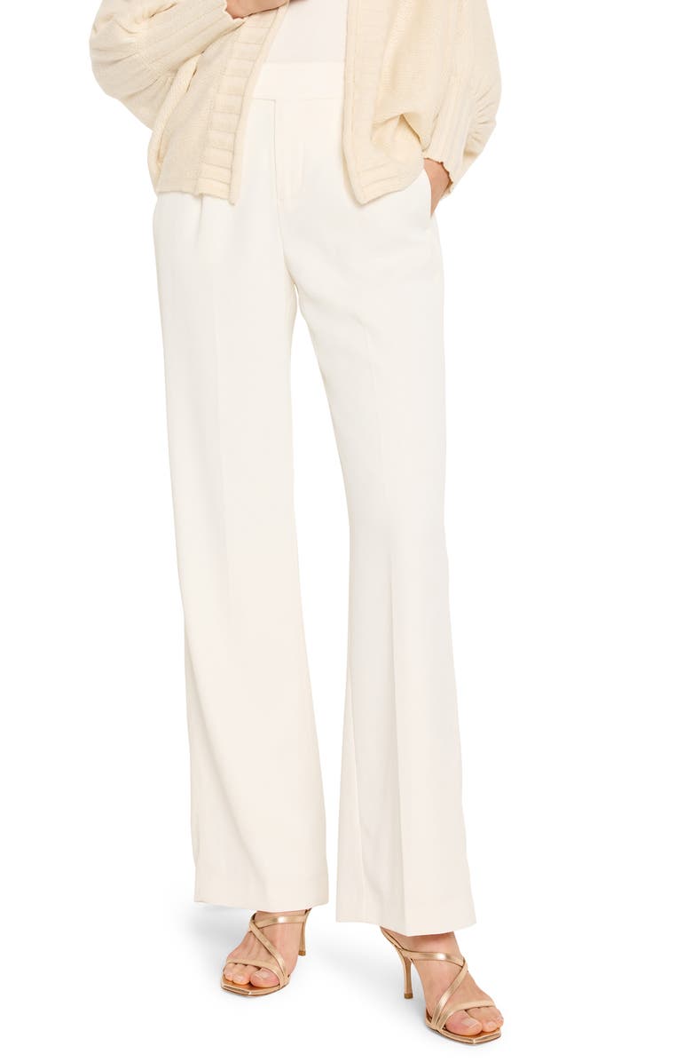 NIC+ZOE Cavalry Twill Wide Leg Pants, Main, color, Classic Cream