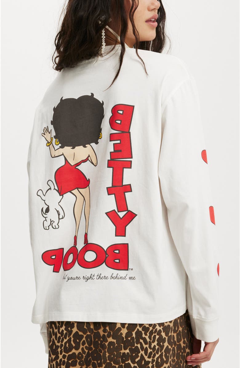 Cotton On License Oversized Long Sleeve Tee, Alternate, color, 