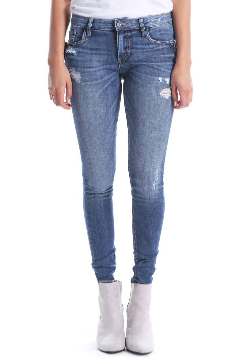 Mia Toothpick Skinny Jeans, Main, color, RALLIED