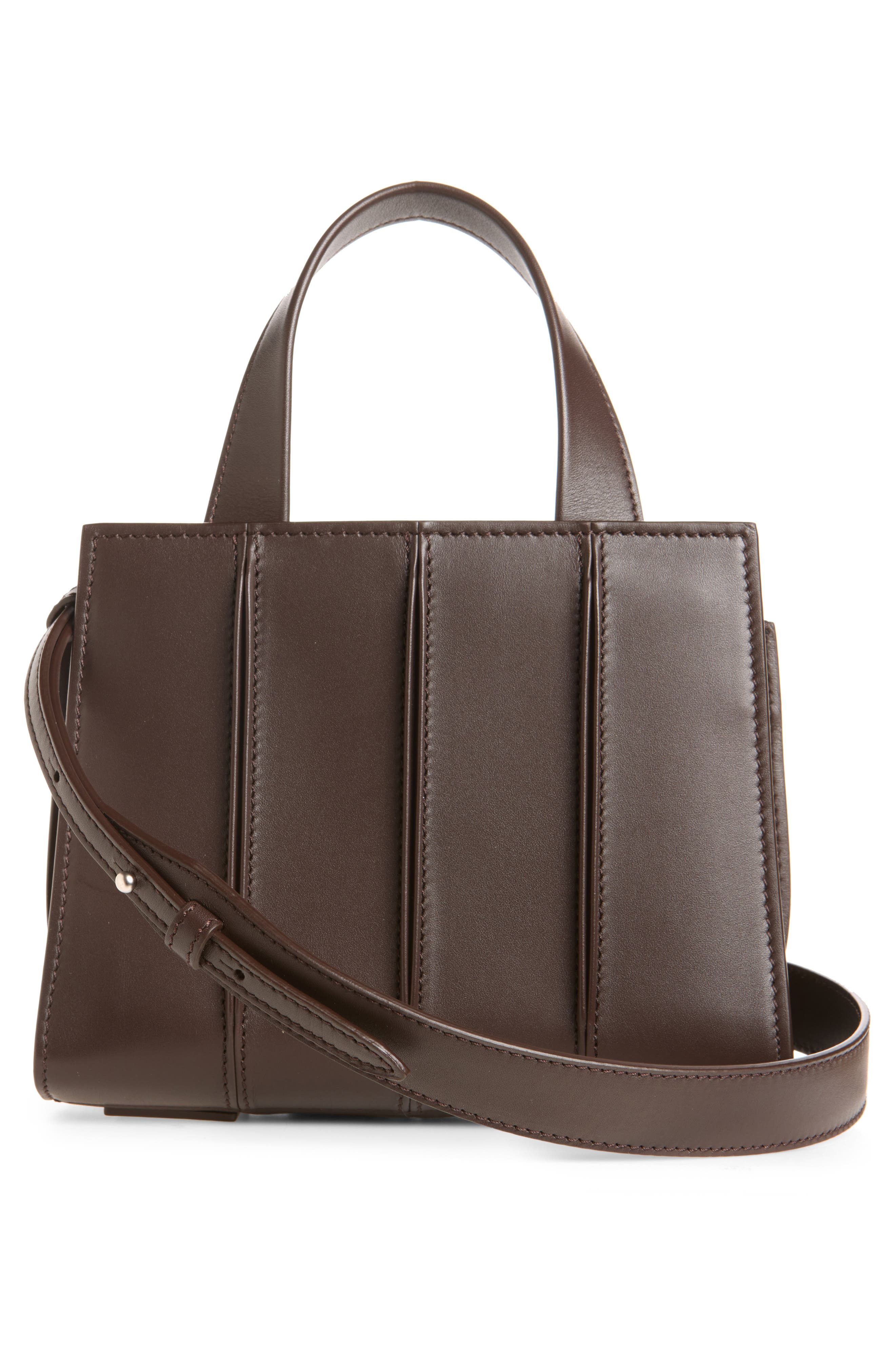 Micro Whitney Crossbody Bag, Alternate, color, DARK BROWN