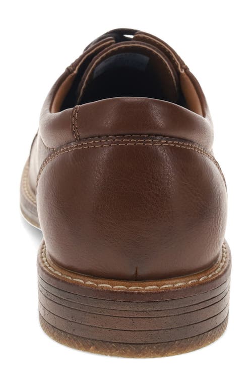 Dockers Mens Hartbury Dress Casual Lace Up Oxford Shoe In Dark Tan
