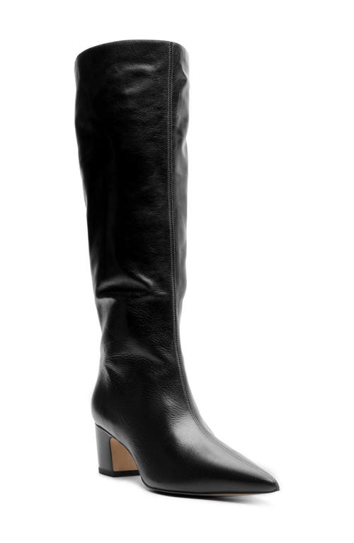 Arezzo Julie Knee High Boot In Black