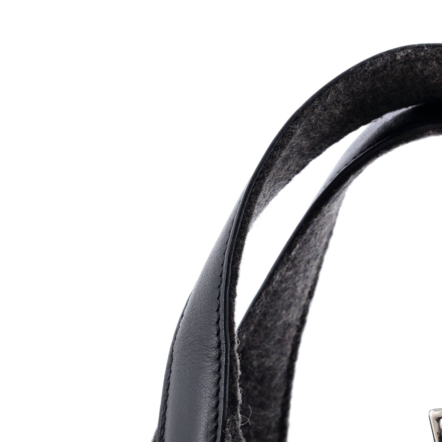 Pre-Owned Hermes Picotin Lock Bag Felt with Leather PM, Alternate, color, Gris Moyen