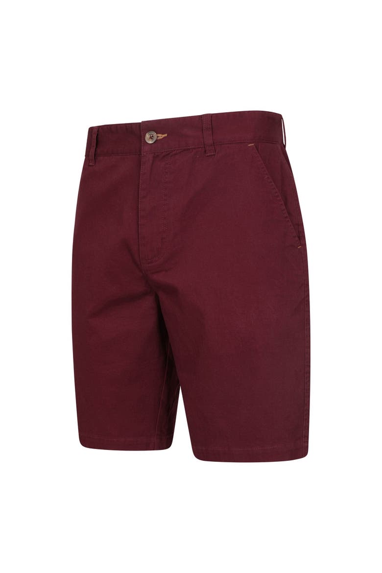 Natural Chino Shorts, Alternate, color, Burgundy
