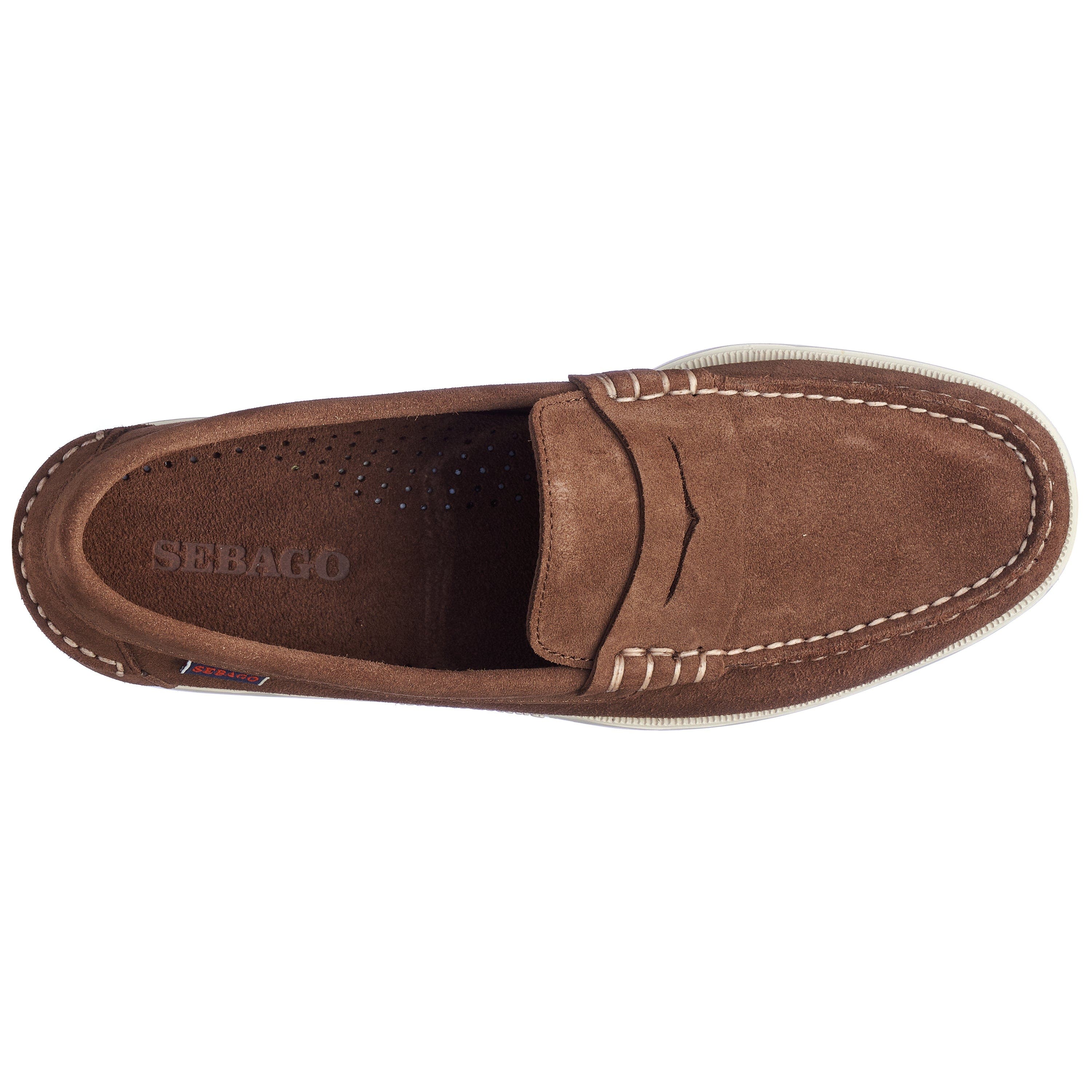 Sebago Dan Roughout Boat Shoes, Alternate, color, Dk Brown
