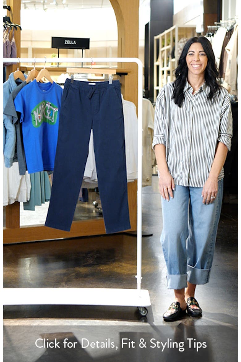 Kids' Relaxed Stretch Cotton Chinos video