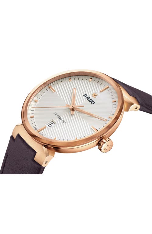 Rado Florence Automatic Leather Strap Watch, 39mm In Brown