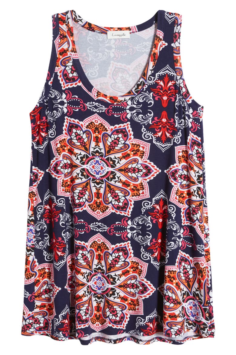 Swing Tank, Alternate, color, NAVY HOT PINK