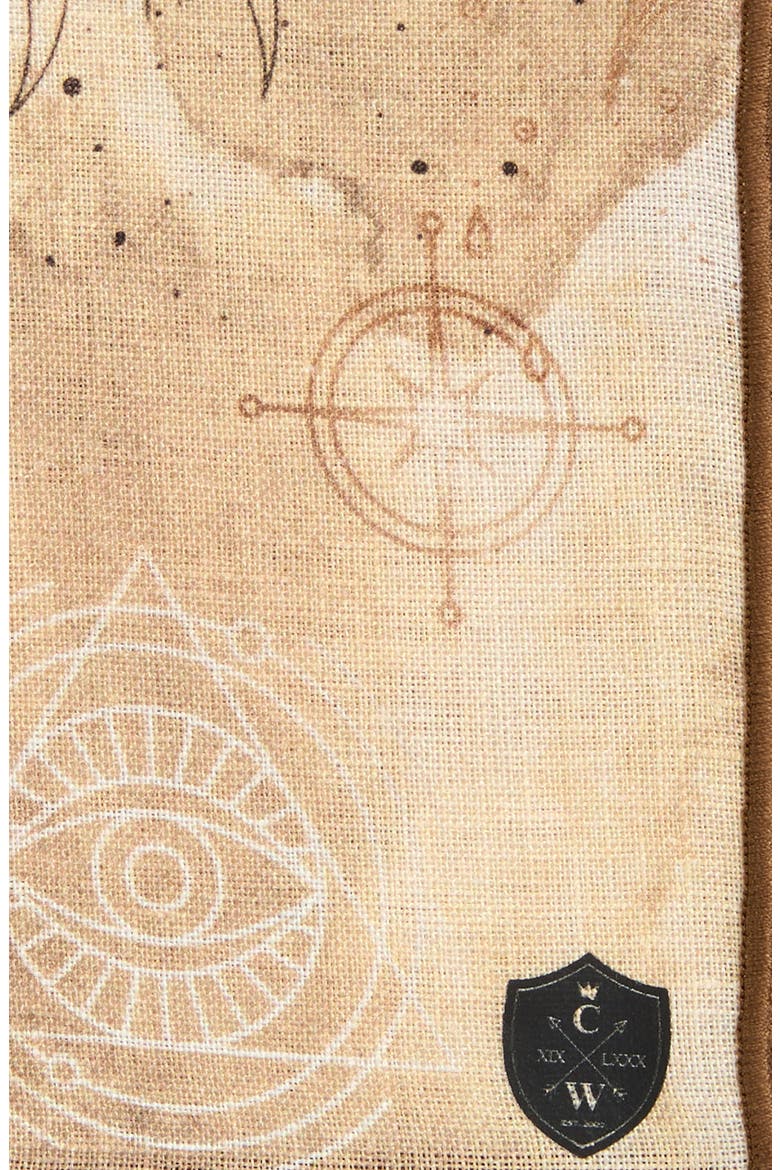 Arcane Linen Pocket Square, Alternate, color, BEIGE