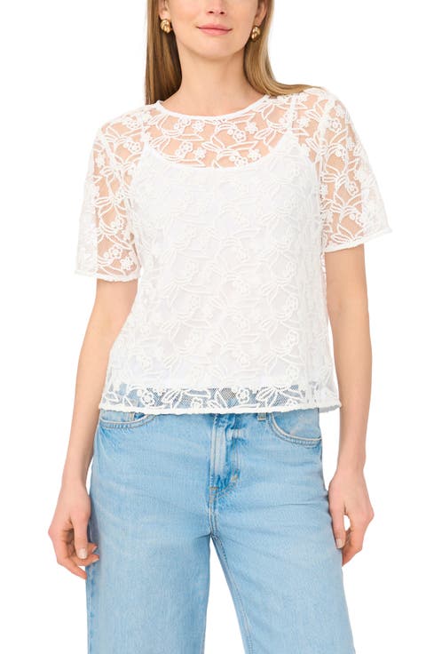 Lace Trim Top