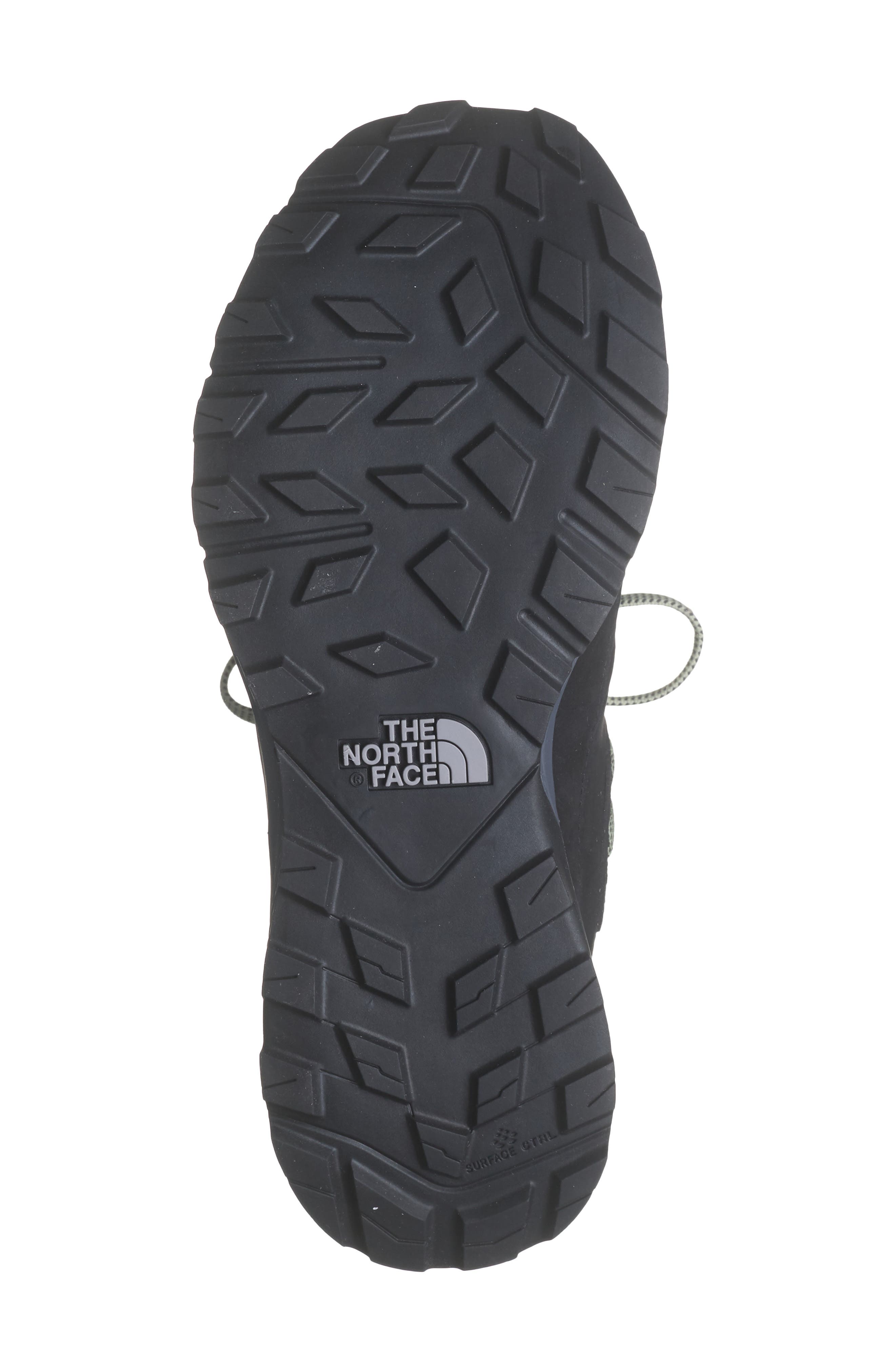 The North Face Cragstone Leather Waterproof Mid Hiking Boot, Alternate, color, 