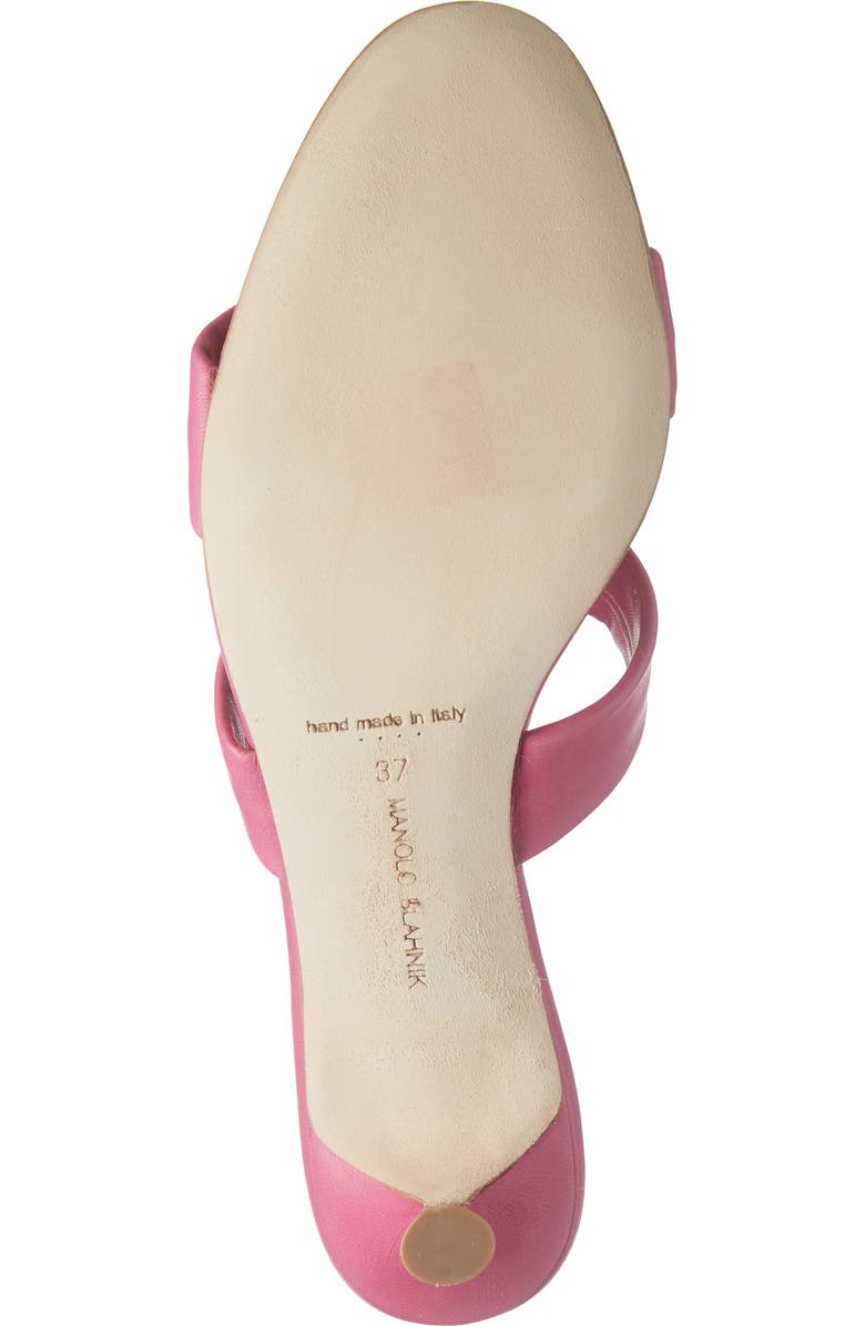 Manolo Blahnik Pallera Slip-On Sandal, Alternate, color,