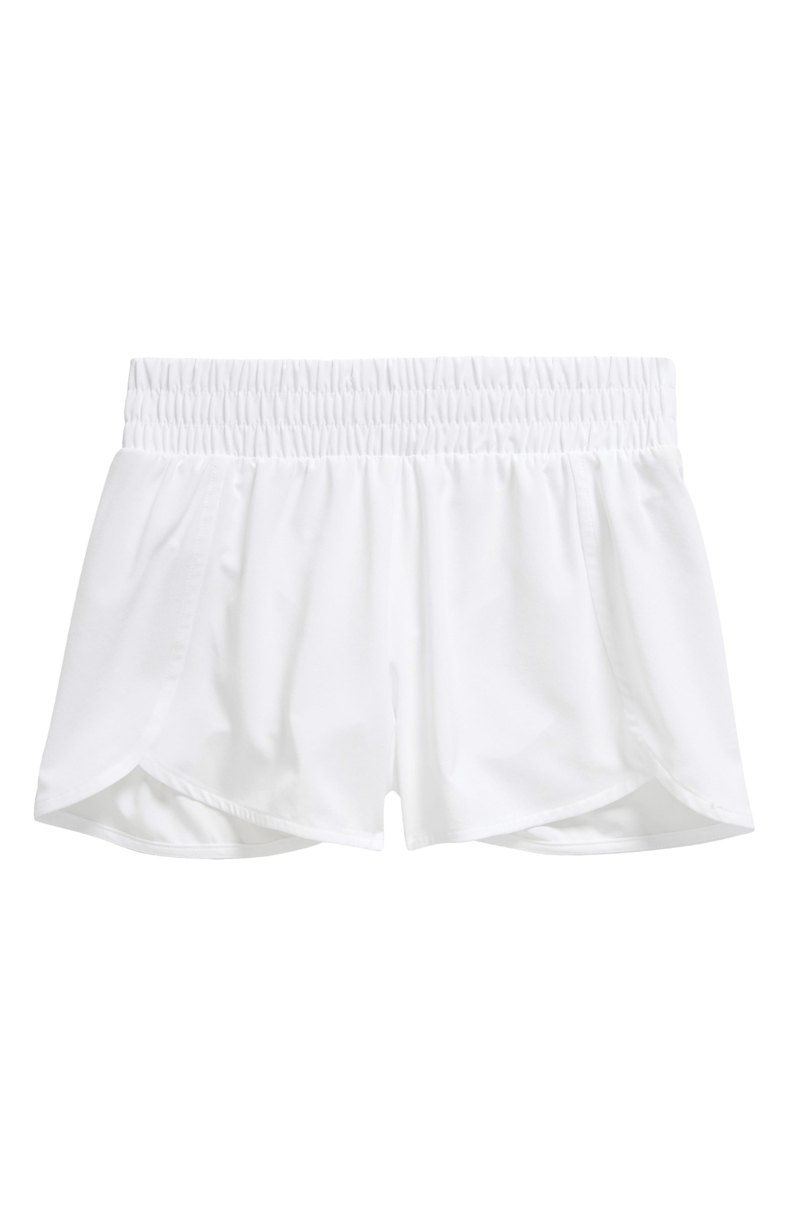 Zella Girl Kids' On Your Mark Shorts in White 