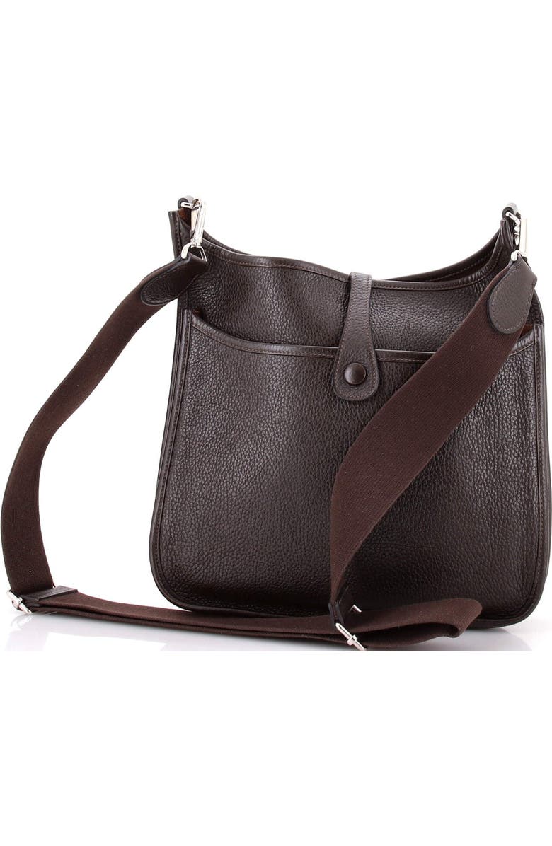 Pre-Owned Hermes Evelyne Bag Gen III Clemence PM, Alternate, color, Ebene