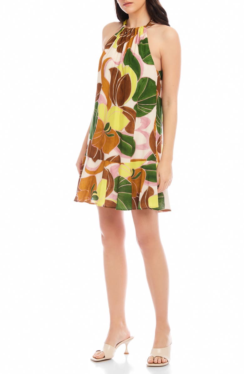 FIFTEEN TWENTY Brenda Ruffle Hem Dress, Alternate, color, Print