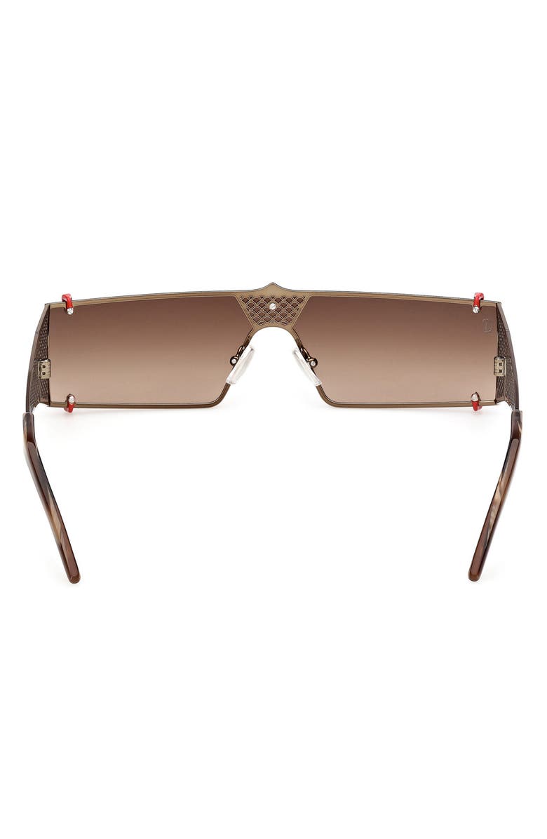 Christian Louboutin 140mm Oversize Shield Sunglasses, Alternate, color, 