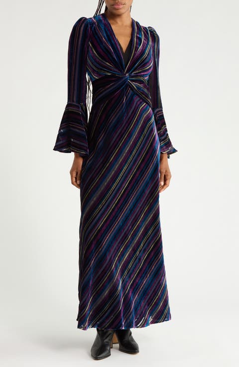 Sudha Velvet Maxi Dress