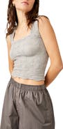 Free People Love Letter Floral Knit Camisole