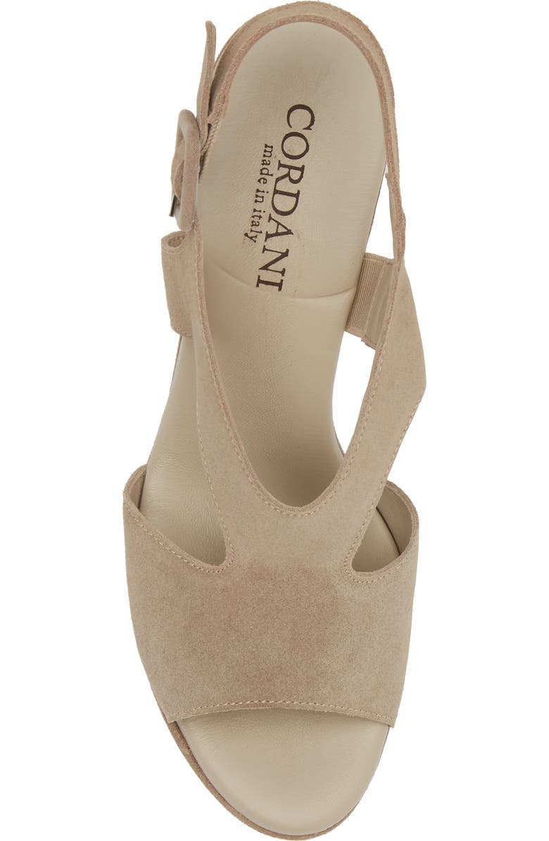 Cordani Taylin Platform Sandal, Alternate, color, Tortora Suede