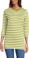 Lands' End 3/4 Sleeve Cotton Supima Tunic