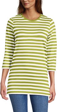 Lands' End 3/4 Sleeve Cotton Supima Tunic