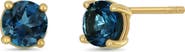 Bony Levy BLC 14K Gold Semiprecious Stone Stud Earrings