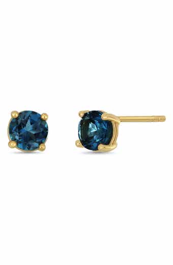 Bony Levy BLC 14K Gold Semiprecious Stone Stud Earrings