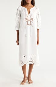 Diane von Furstenberg Rhodes Stretch Cotton Dress