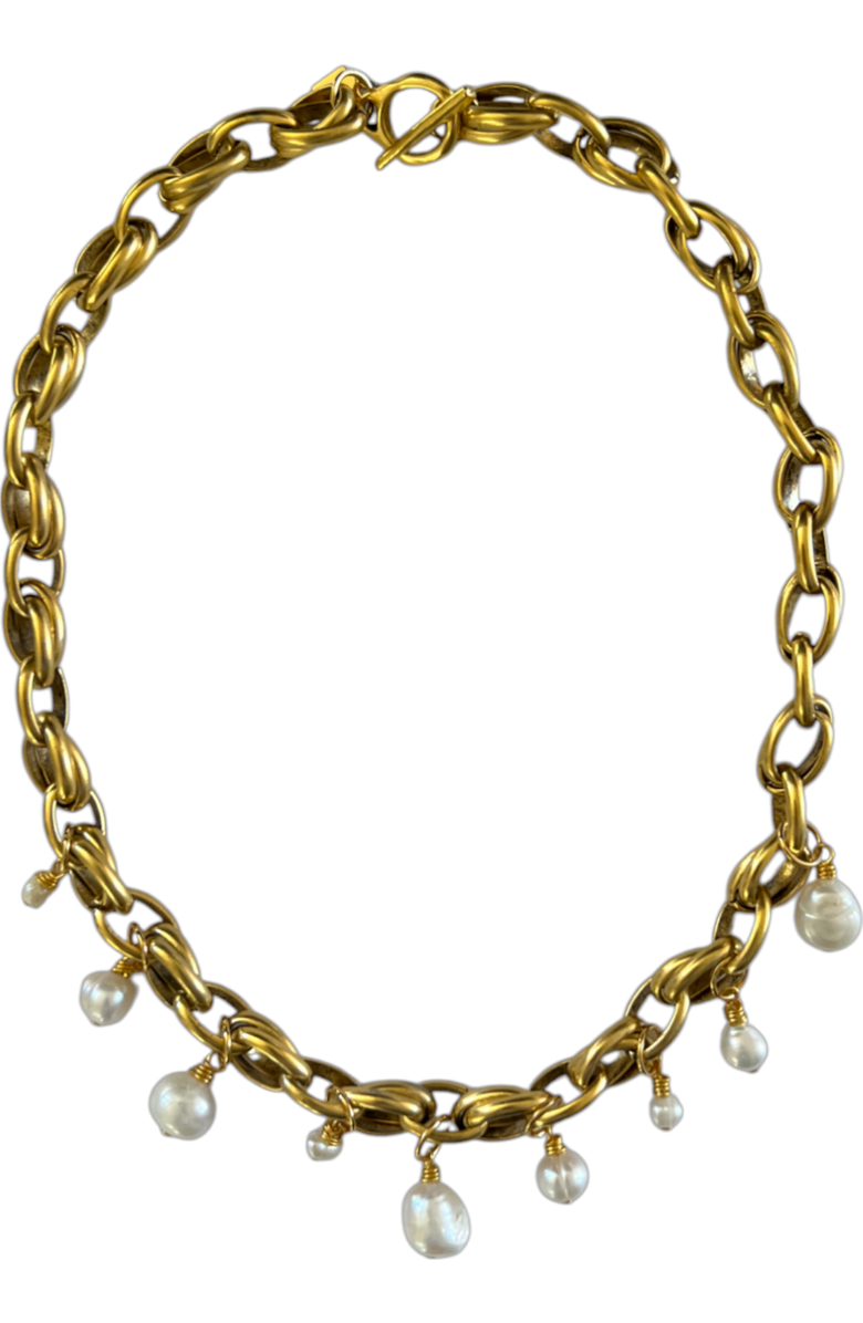 sccollection Bari Necklace, Main, color, Gold