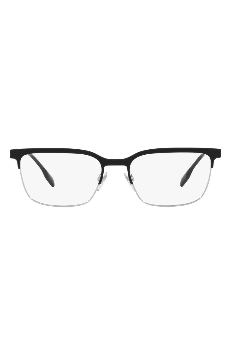 Burberry Douglas 56mm Square Optical Glasses, Main, color, 