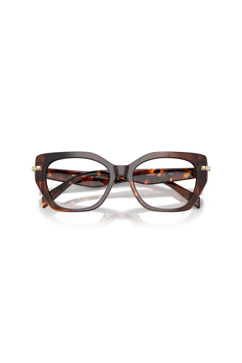 53mm Irregular optical glasses, Alternate, color, Tortoise