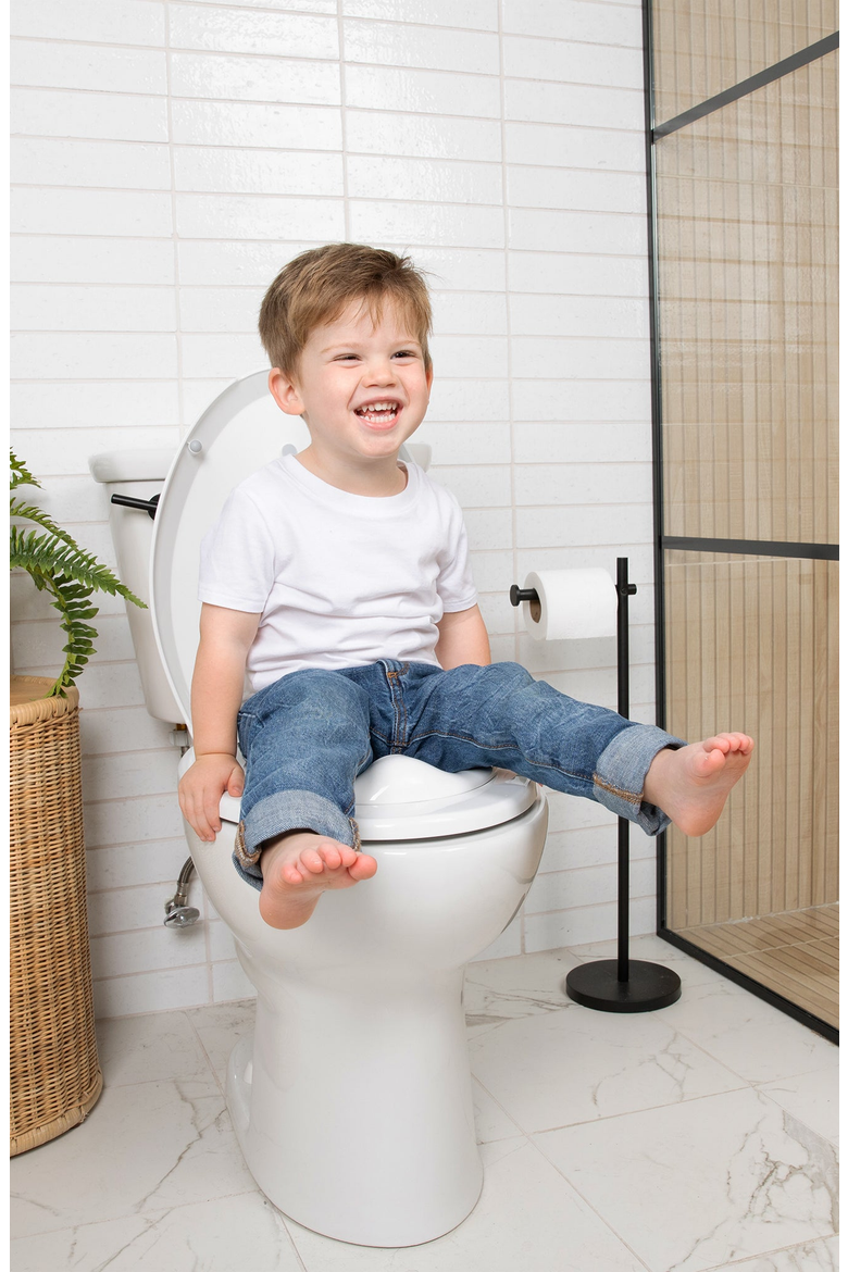 Quick Flip Toilet Seat, Alternate, color, Round