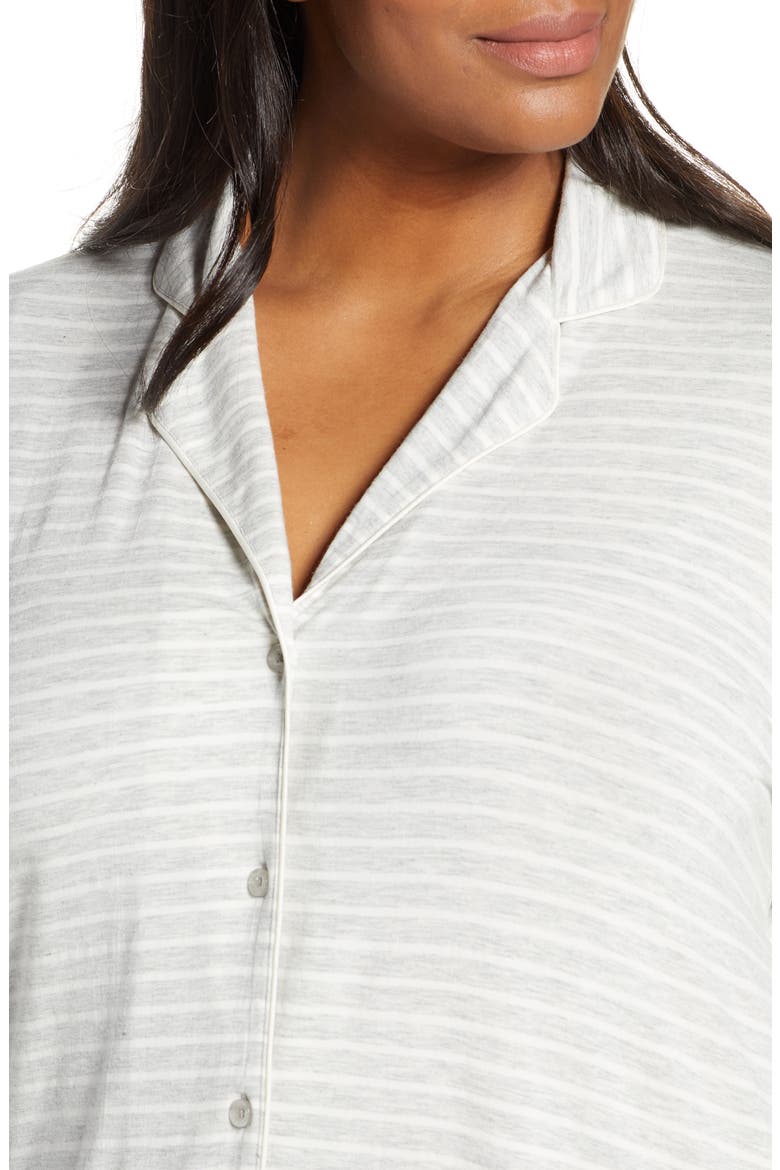 Moonlight Pajamas, Alternate, color, GREY PEARL HEATHER STRIPE