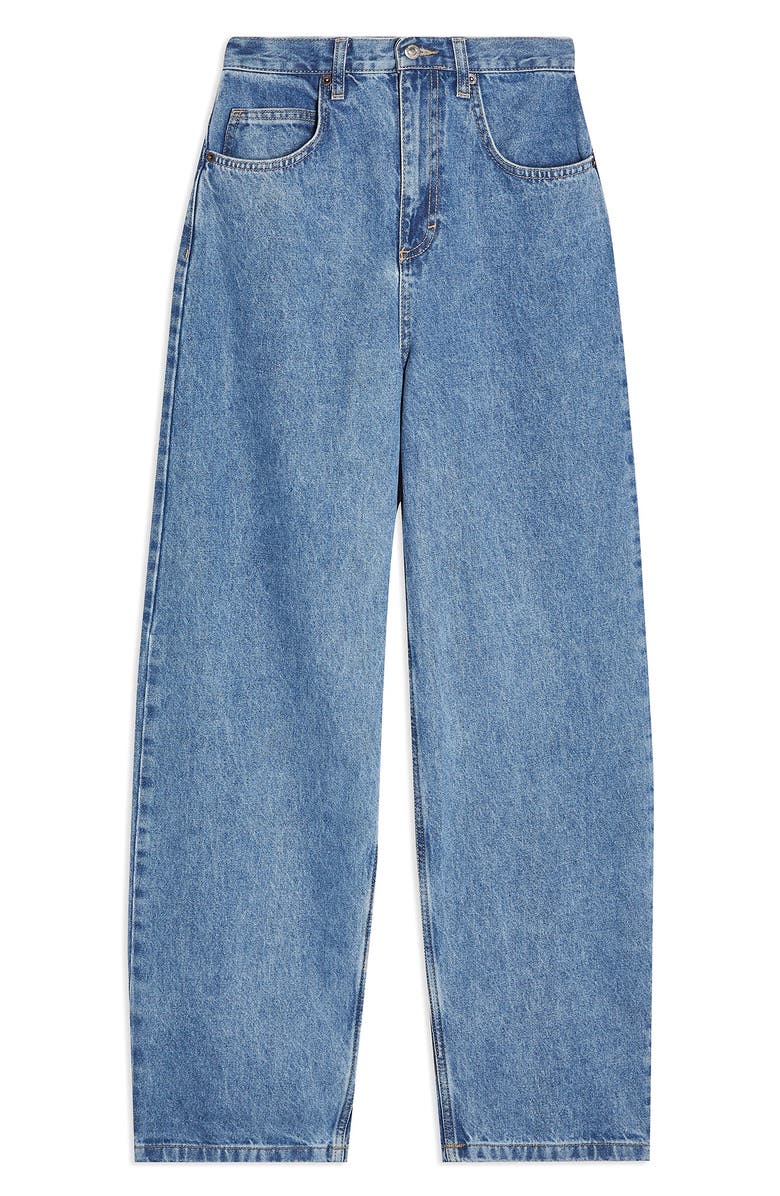 Topshop Straight Leg Baggy Jeans, Alternate, color, 