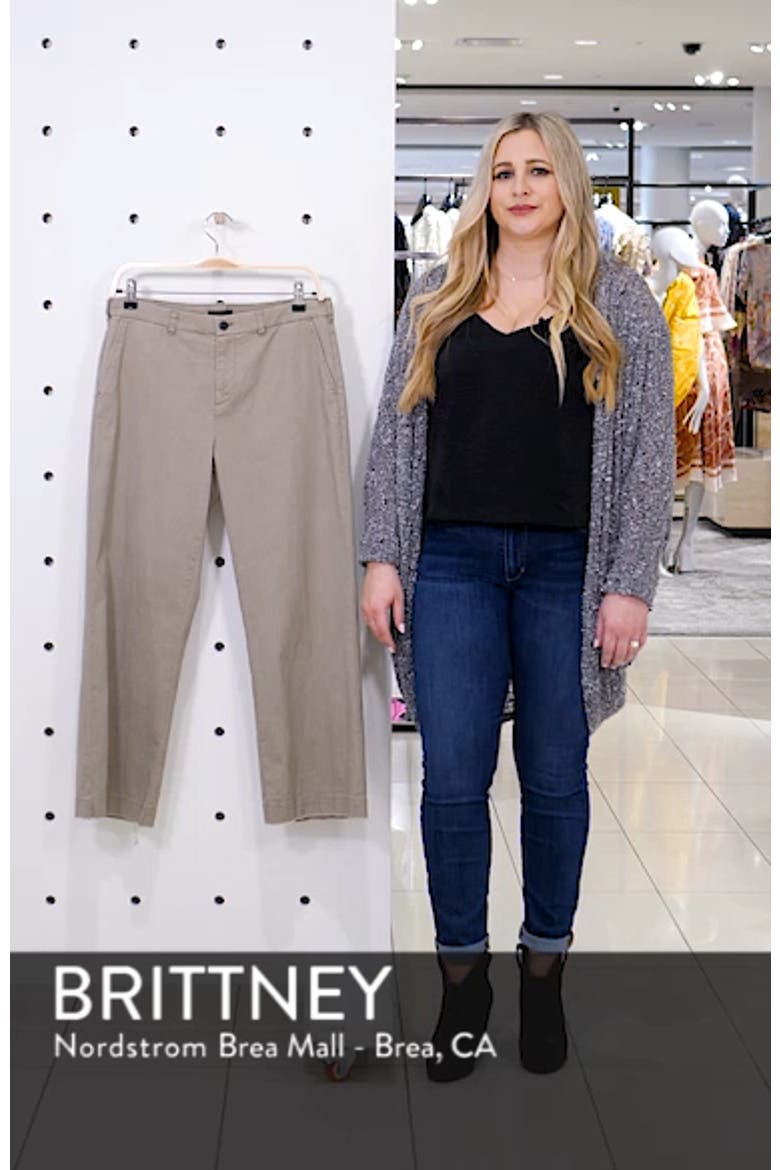 Enzyme Wash Crop Boyfriend Pants video
