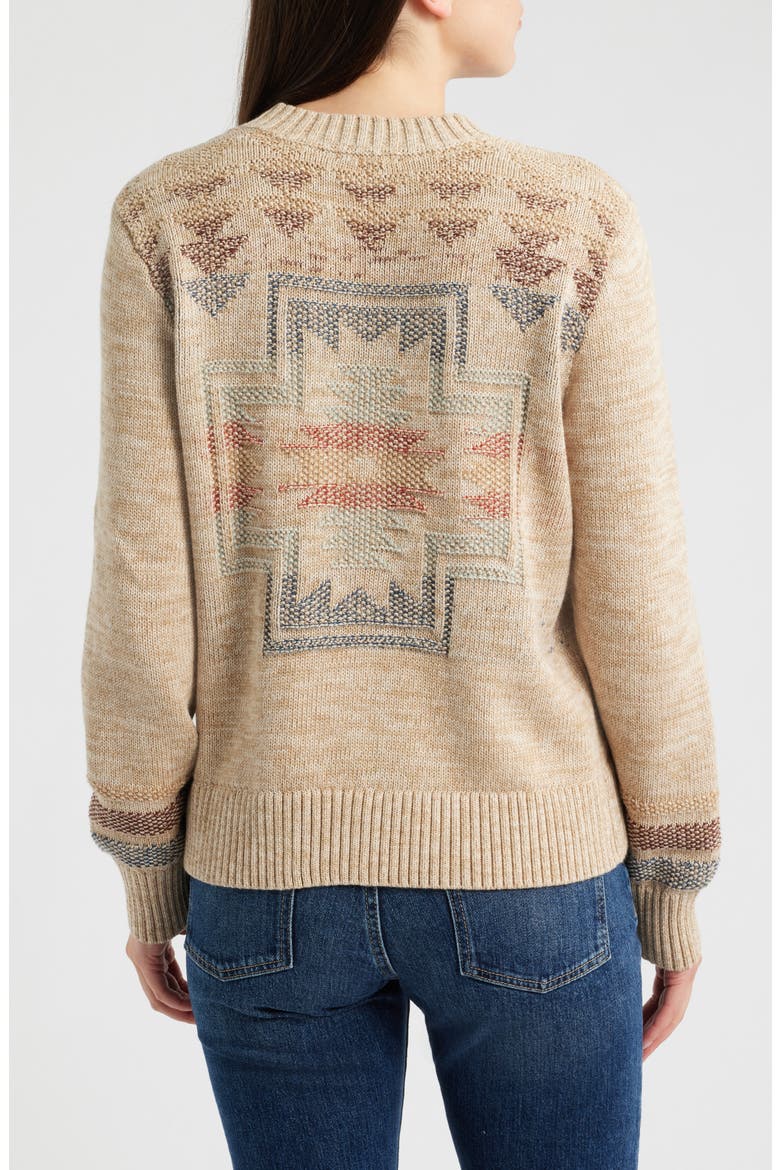 Columbia River Sweater, Alternate, color, ECRU MIX